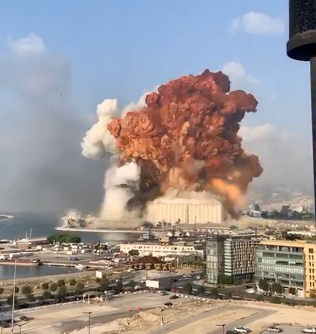 Explosión en Beirut, reportan daños. | captura video