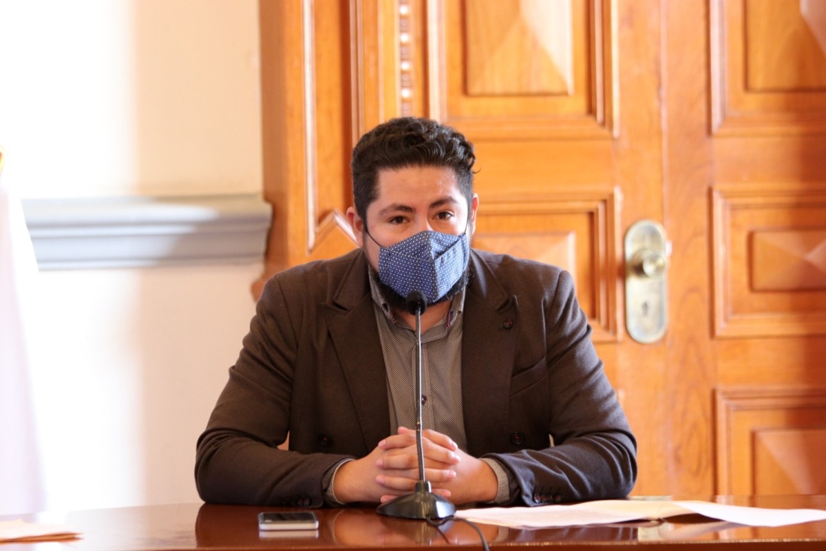 Iván Camacho Mendoza, presidente de la Comisión de Gobernación del Cabildo. (Especial)