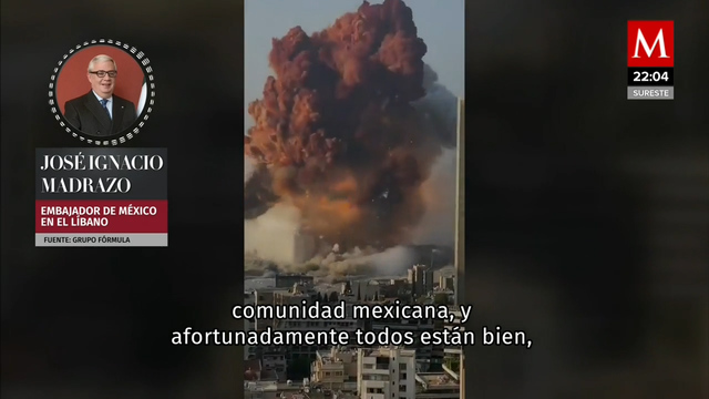 Tras explosión en Beirut, embajada activa número para atender a mexicanos