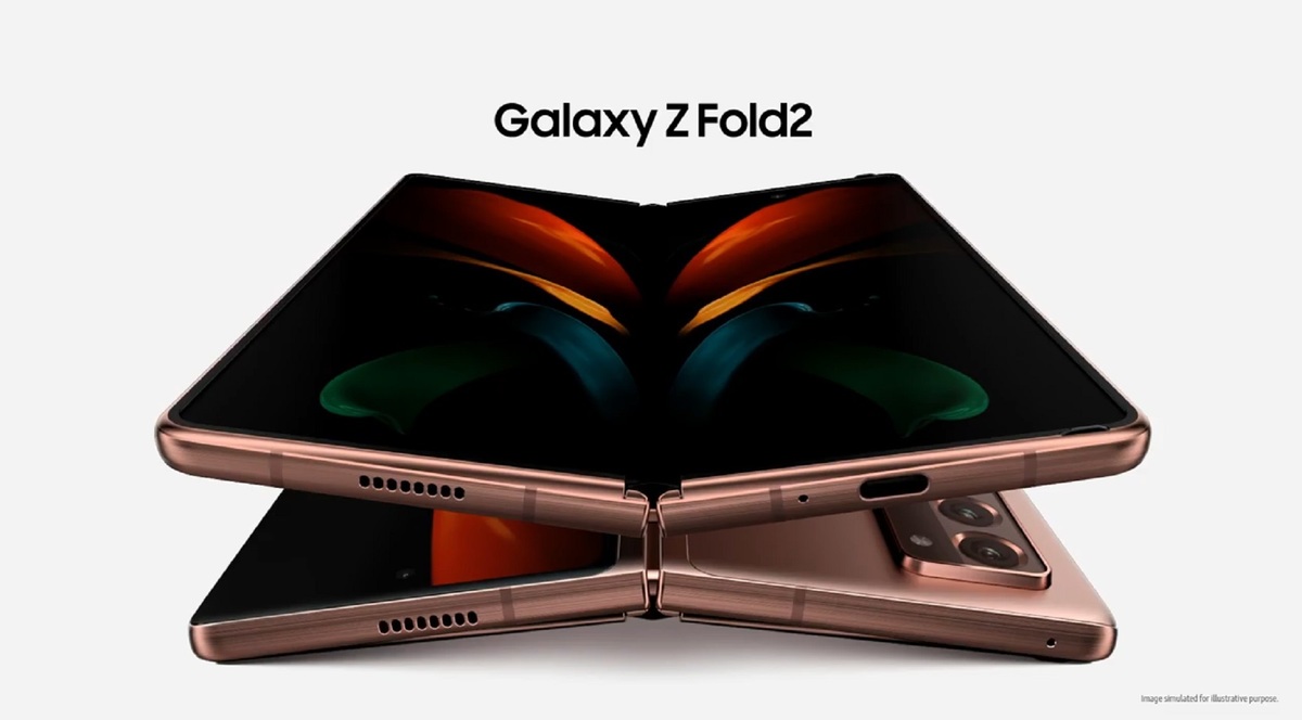 El Galaxy Z Fold2 será el tercer celular plegable de Samsung (Twitter).