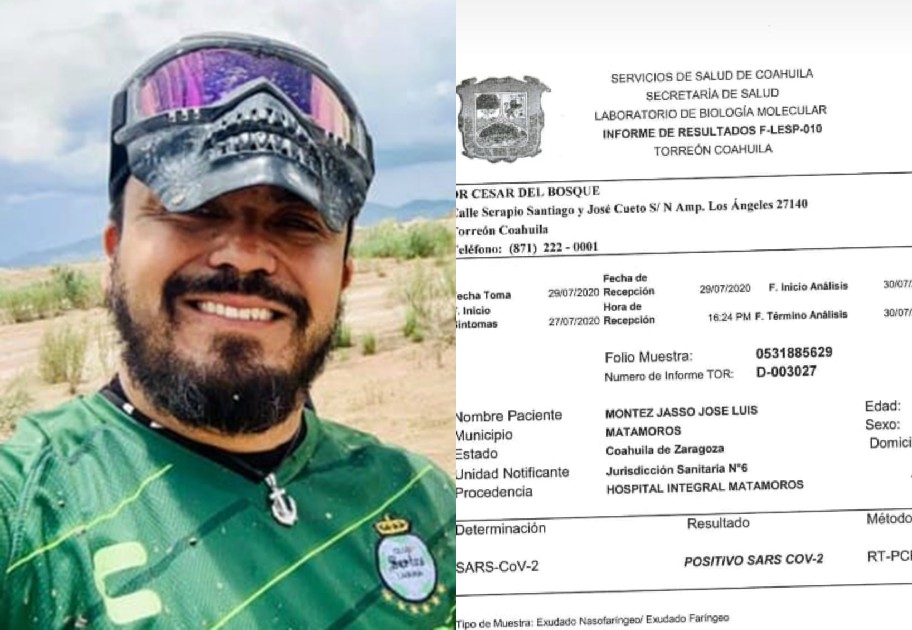 Regidor da positivo a coronavirus en Matamoros. (Cortesía)