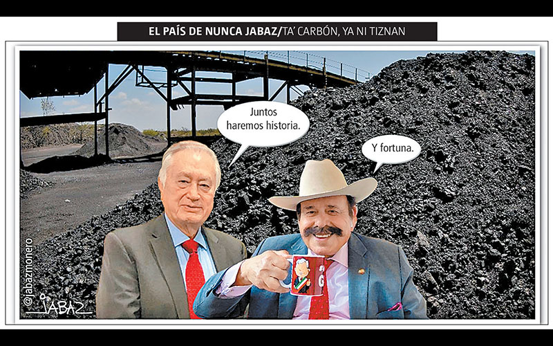 Ta’ carbón, ya ni tiznan.