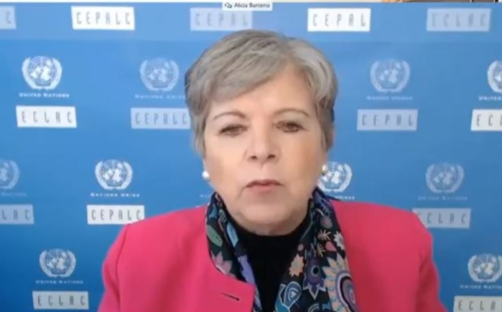 Alicia Bárcena, secretaria ejecutiva de la Cepal. (@cepal_onu)