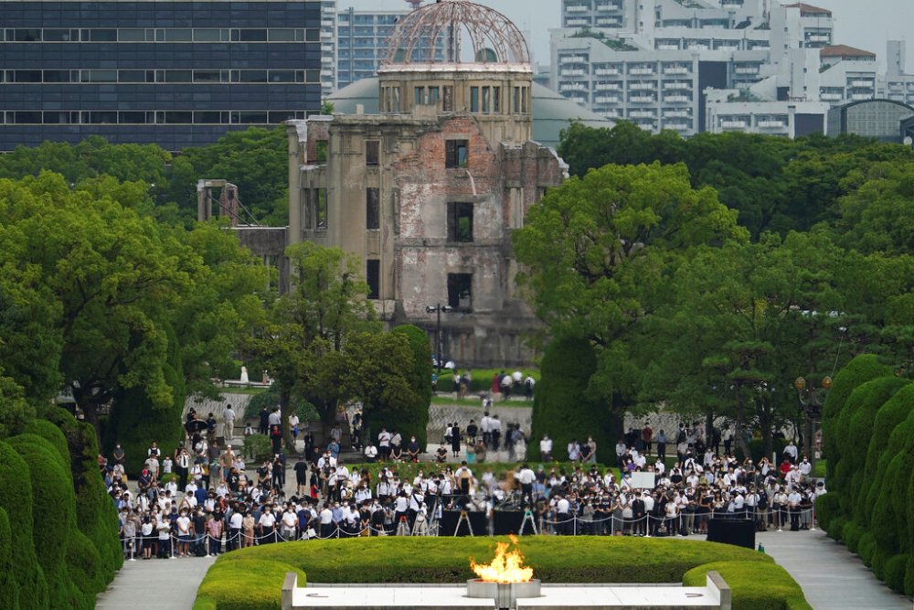 La bomba "Little Boy" mató a unas 140 mil personas en esa ciudad. (AP)