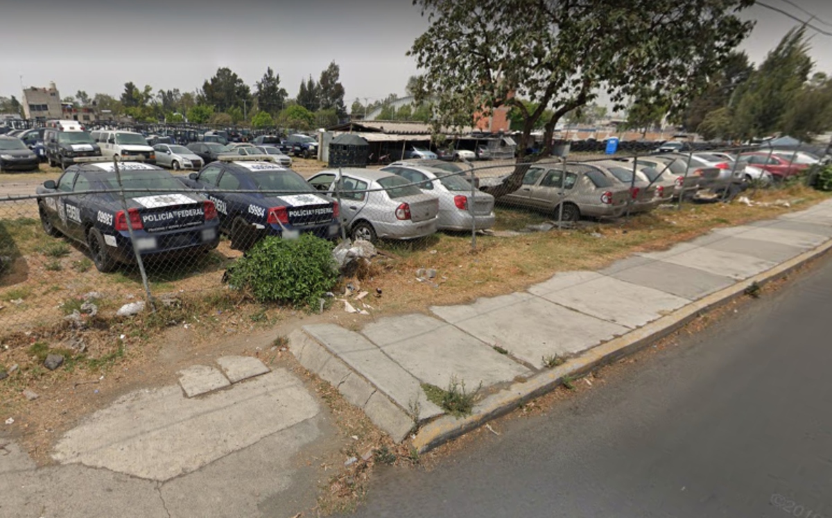 El corralón es de la Policía Federal, ubicado en avenida Guelatao. (Tomado de Google Maps)