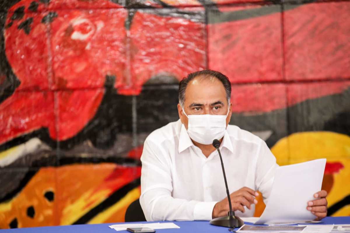 El gobernador de Guerrero, Héctor Astudillo.