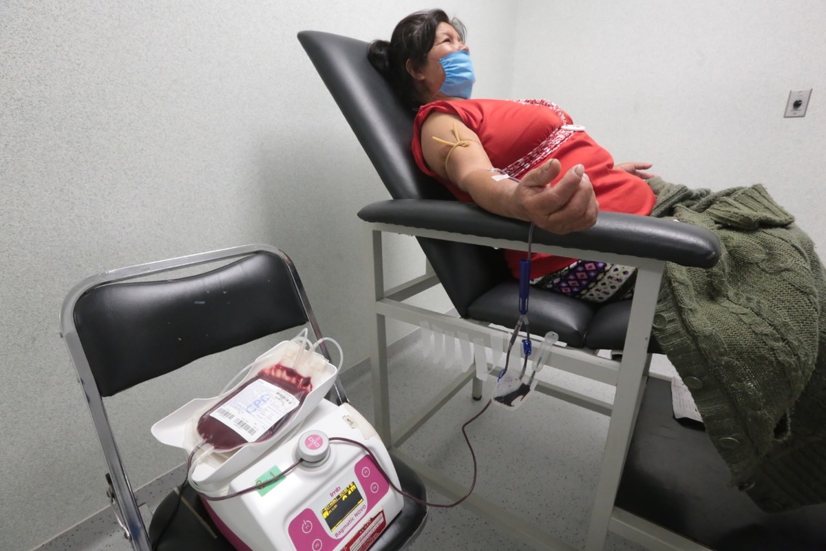 En cada extracción se obtienen 450 mililitros de sangre. (Tania Contreras)