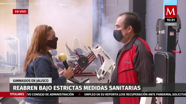 Gimnasios reabren bajo estrictas medidas sanitarias en Jalisco