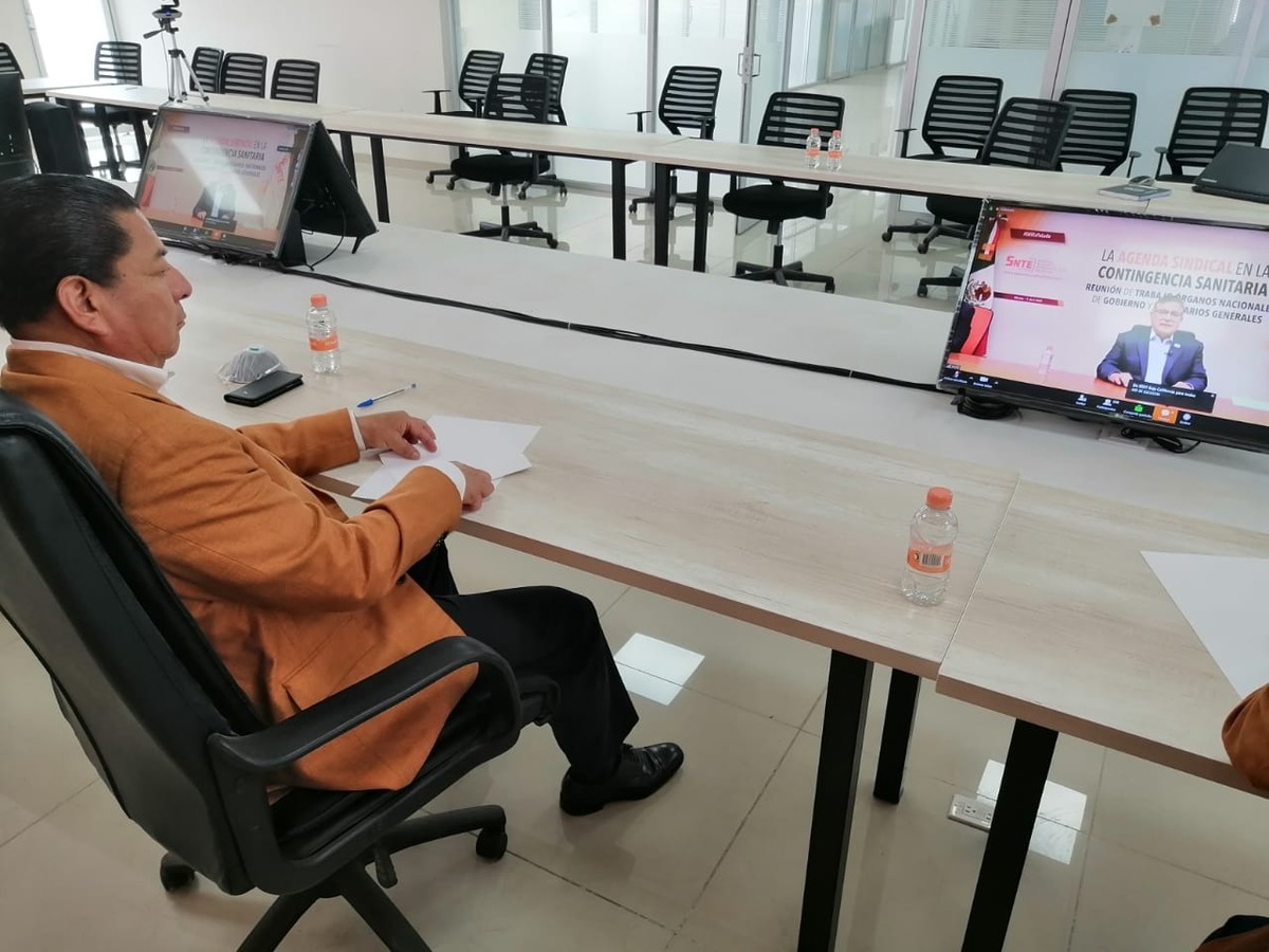 Jaime García Roque, secretario general de la sección 51 del SNTE. (Jaime Zambrano)