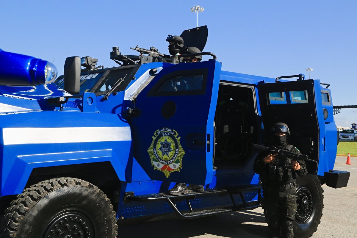 GOPES, Tamaulipas, vehículos blindados