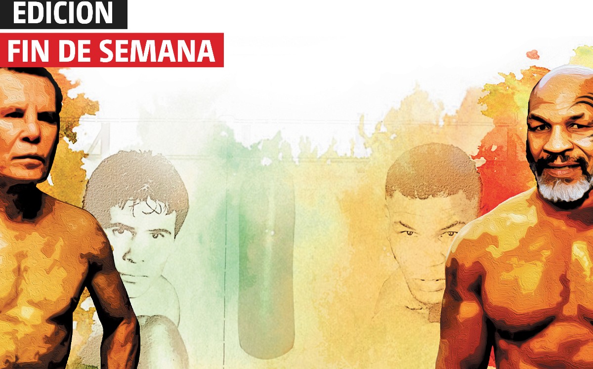 Julio César Chávez y Mike Tyson (La Afición)