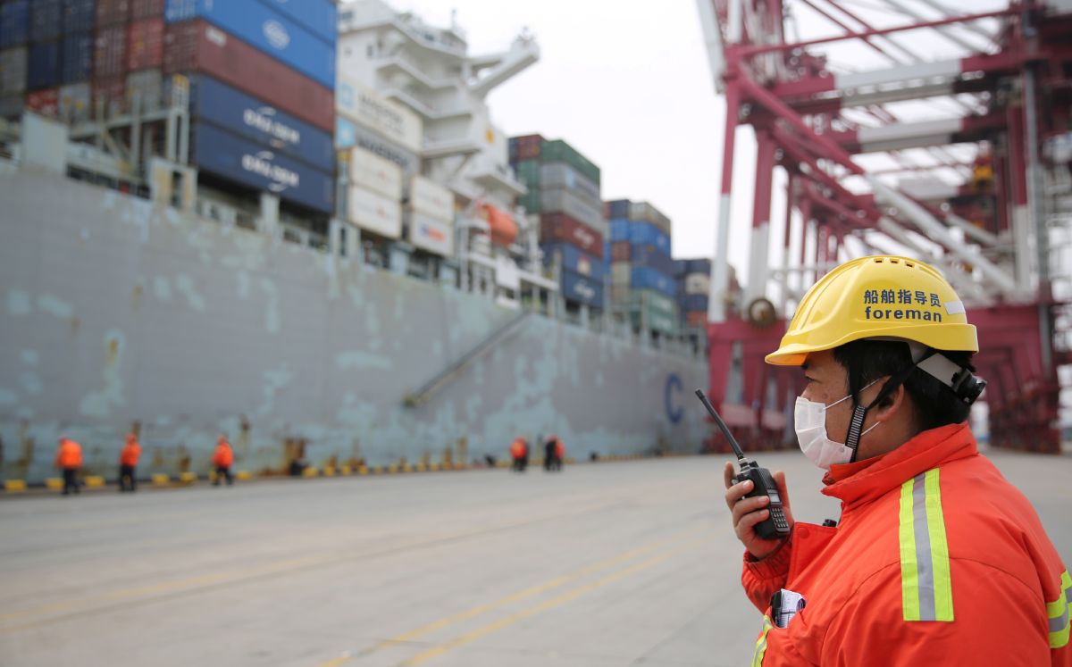 Puerto de Qingdao, en la provincia de Shandong, China. Foto: (Reuters)