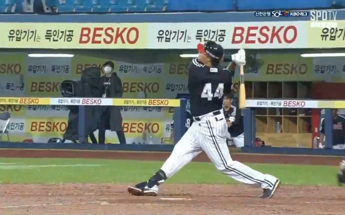 Roberto Ramos, jugador de LG Twins (Especial)