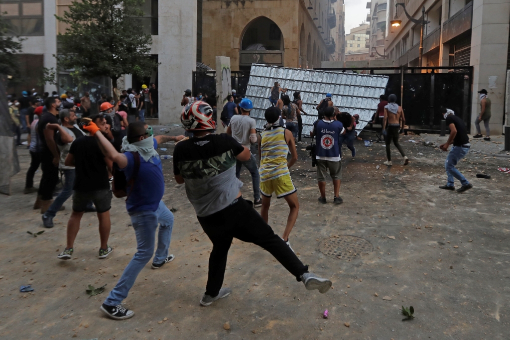 Es segundo día consecutivo que se realizan protestas en Beirut. | AFP