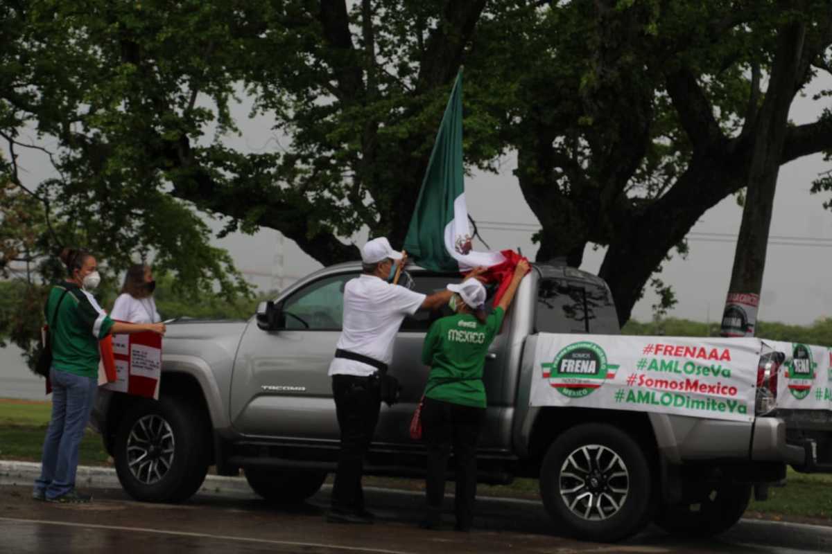 FRENAA en Tampico,  convoca a la población para unirse a su movimiento