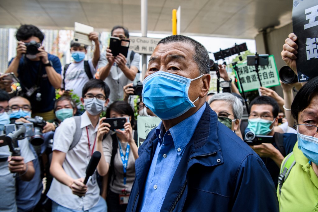 Jimmy Lai dirigía dos medios, principalmente simpatizante con los movimientos democráticos en Hong Kong. (AFP)