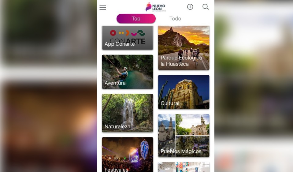 Esta aplicación gratuita, desarrollada por la Corporación para el Desarrollo Turístico de Nuevo León y el Clúster de Turismo del Estado. Foto: Especia