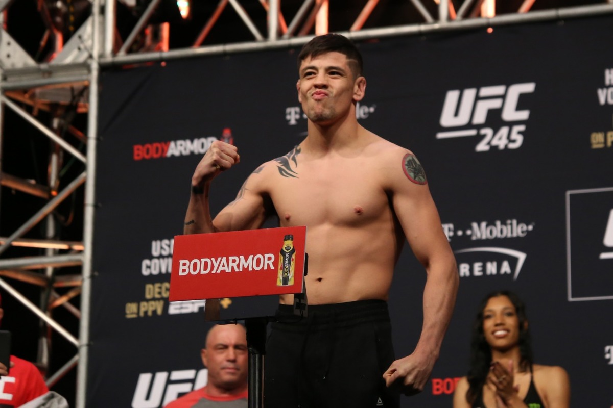 Brandon Moreno a UFC 255 (Carlos Contreras Legaspi)