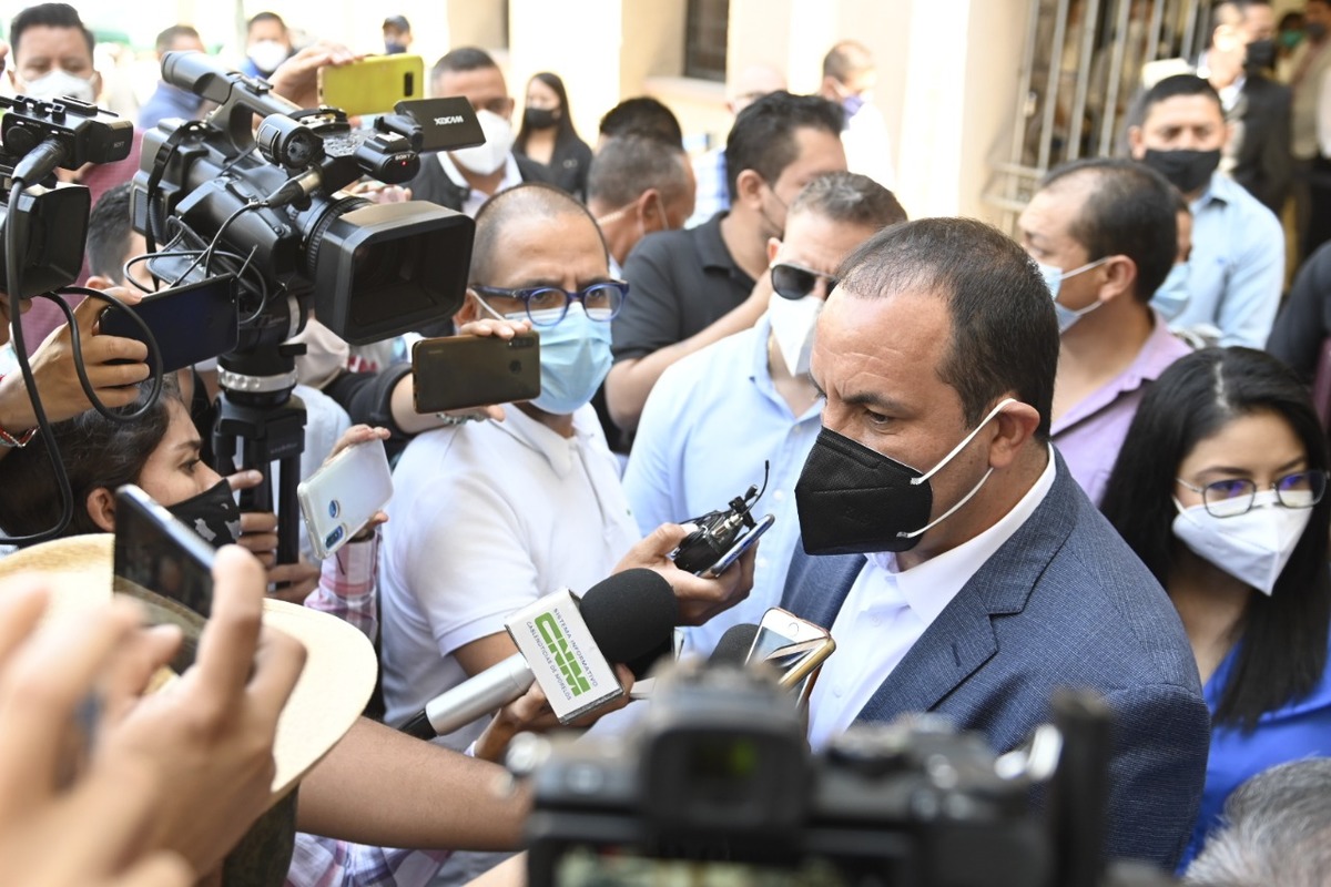Cuauhtémoc Blanco buscará ayuda federal para que avancen las denuncias contra Graco Ramírez.
