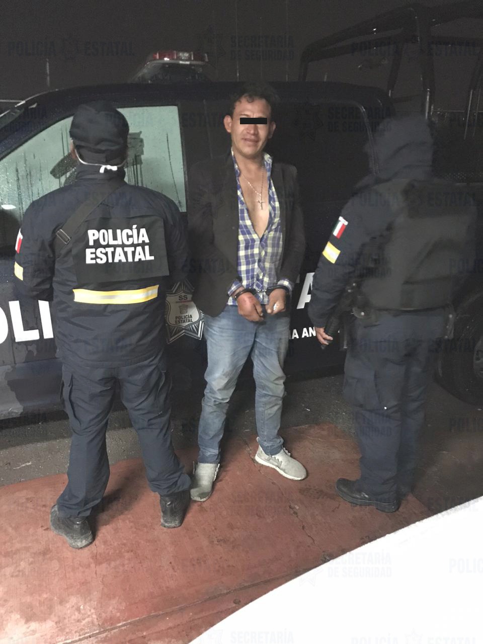 Fue detenido en la colonia Atzcapotzaltongo. (Especial)