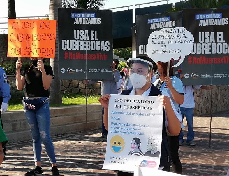 Piden a la ciudadanía seguir acatando las medidas sanitarias (Foto Dany Béjar)