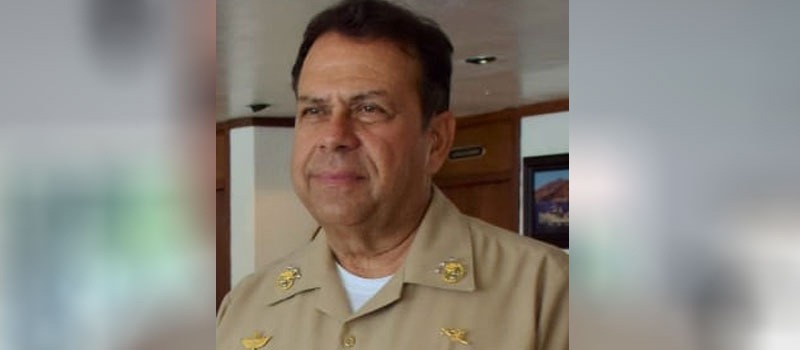El Almirante Salvador Gómez Meillón. (Édgar Rodríguez)