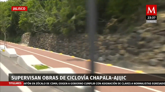Entregan primera etapa de ciclovía Chapala - Jocotepec