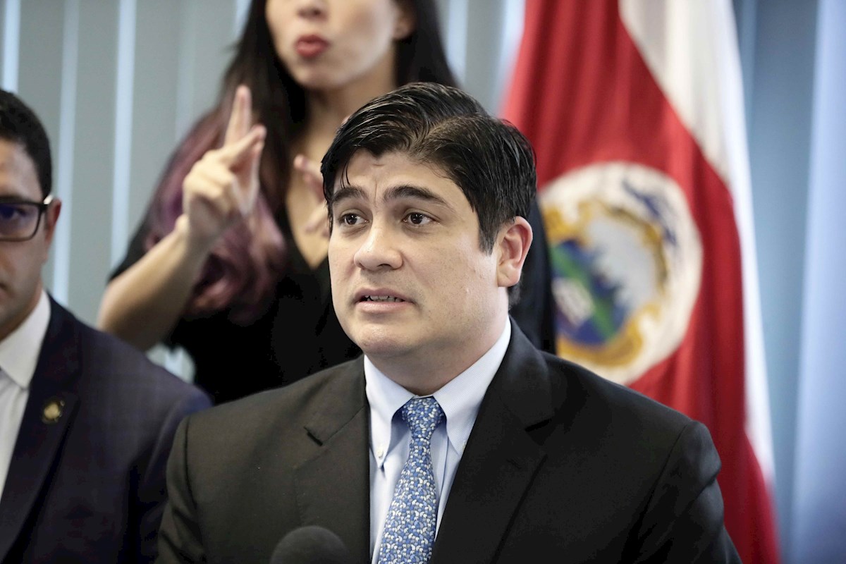 La Fiscalía costarricense abrió una investigación contra el presidente Carlos Alvarado por posible enriquecimiento ilícito. (EFE)