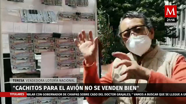 Lotería Nacional ya vendió 25.51% de 'cachitos' para rifa de avión presidencial