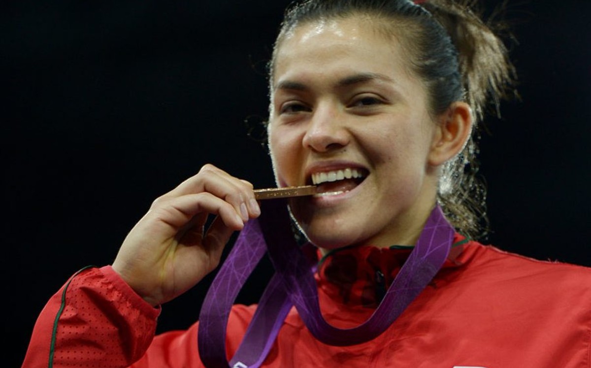 María Espinoza, durante Londres 2012 (Mexsport)