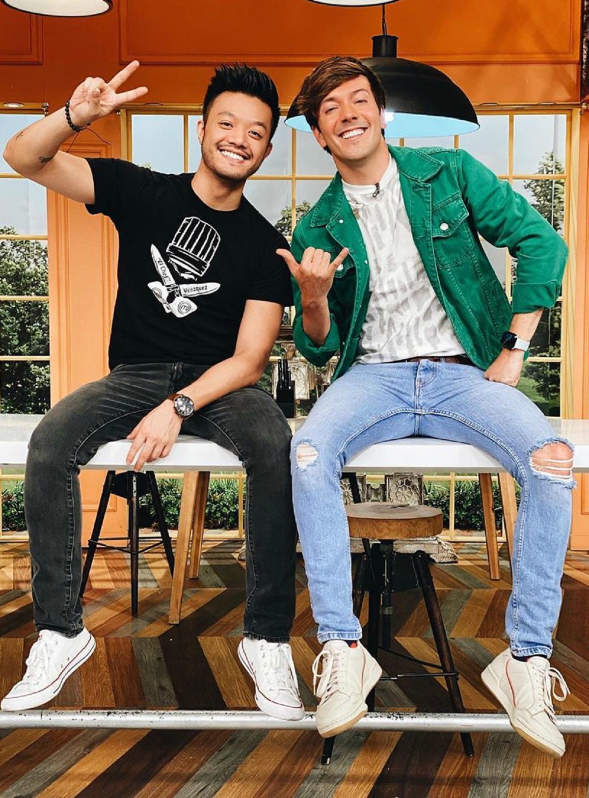 Roger González y El chino hablaron sobre el supuesto noviazgo que tienen (Instagram).