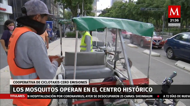 Así es como operarán los ciclotaxis en la Ciudad de México