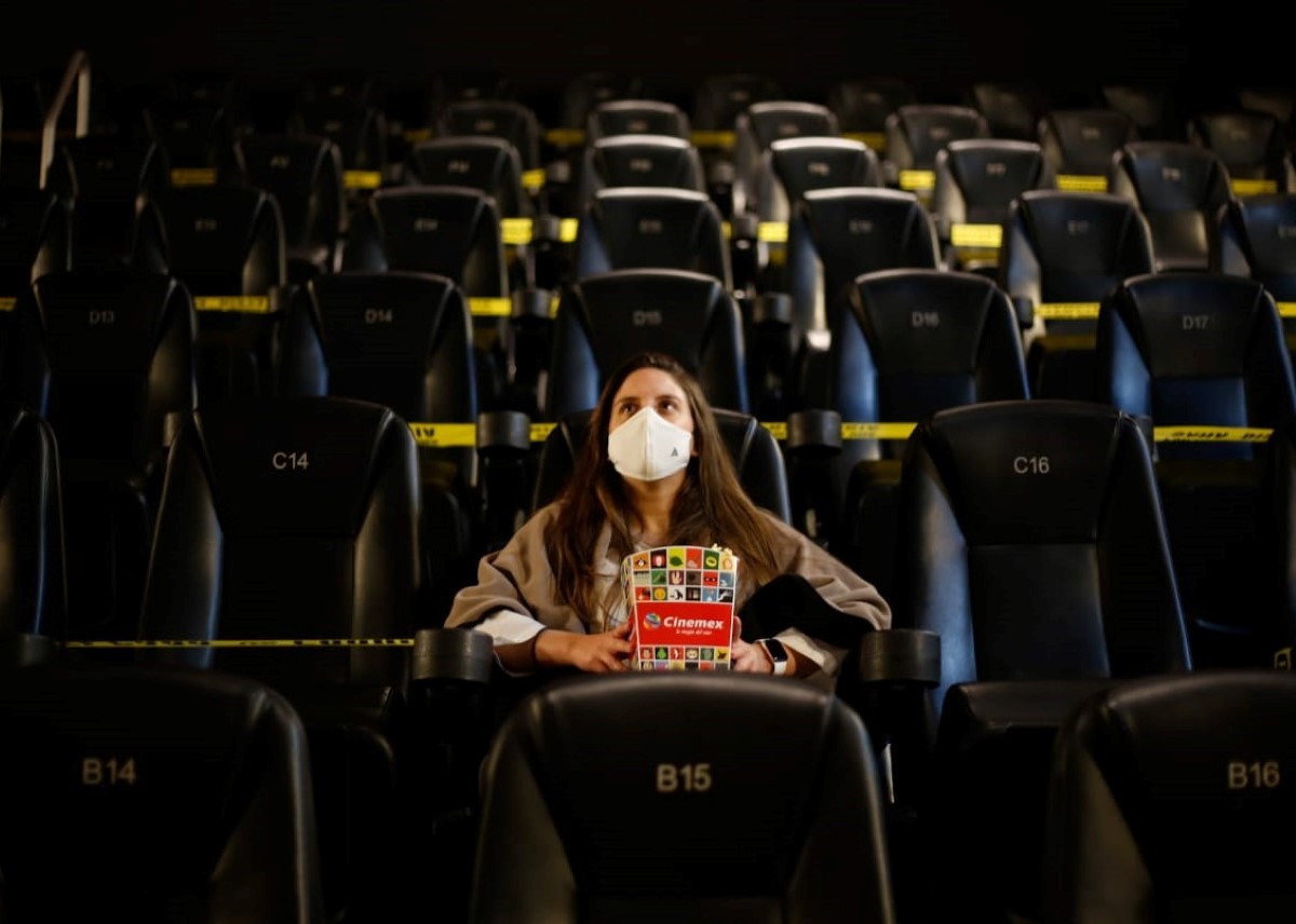 Los cines de CdMx reanudaron actividades tras cinco meses de cierre. | Araceli López