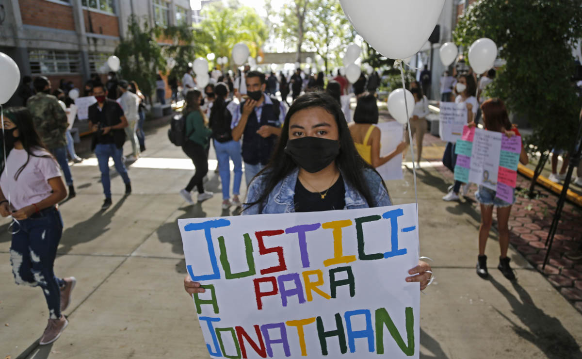 Los compañeros de Jonathan Santos optaron por no marchar y pedir justicia (Fernando Carranza)