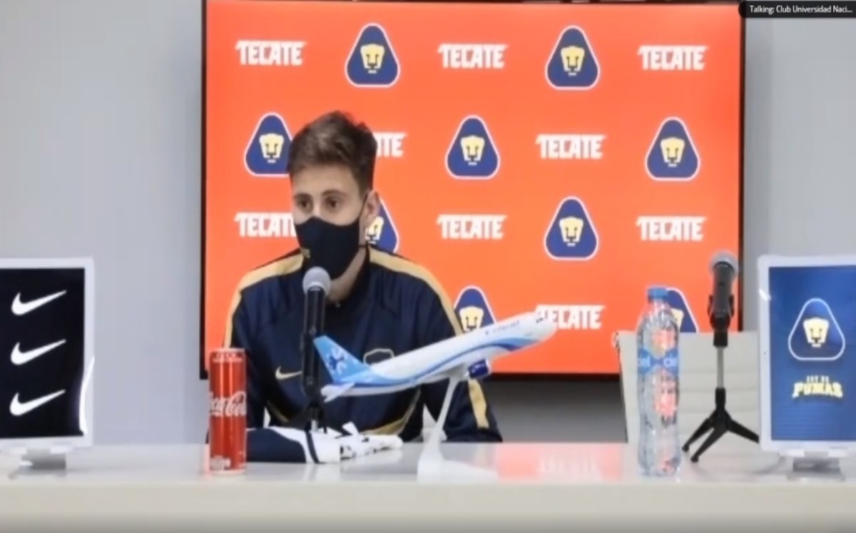 Facundo Waller, en su presentación con Pumas (Especial)