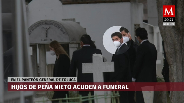 Hijos de Peña Nieto acuden a funeral de Luis Miranda Cardoso