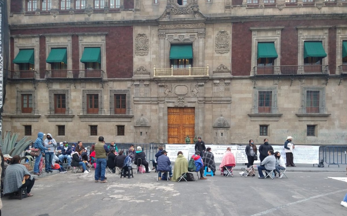 Plantón de CNTE continuará en el Zócalo de la CdMx. (César Velázquez)