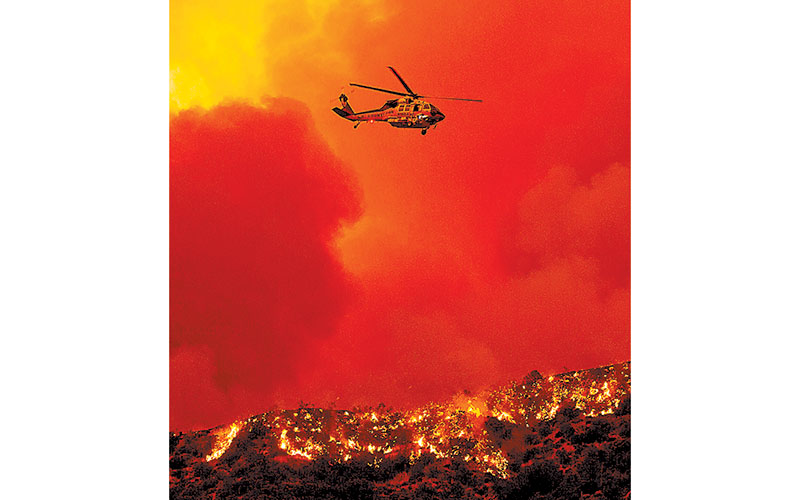 La zona cercana a Los Ángeles, de las más afectadas. (AP)