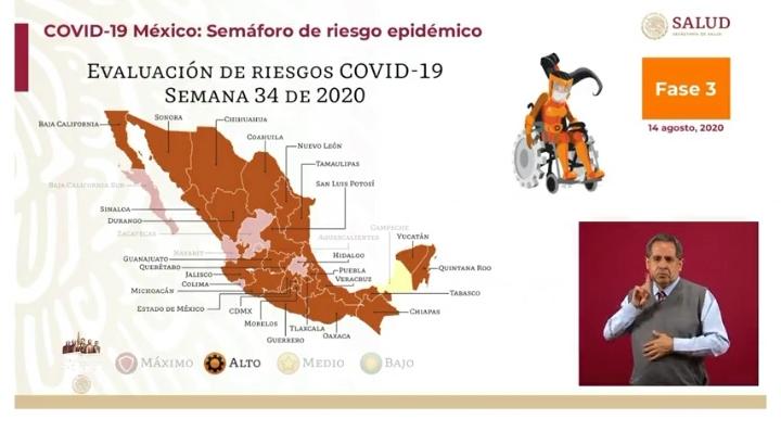 Puebla tuvo los elementos suficientes para pasar de riesgo de contagio máximo a alto. (Especial)