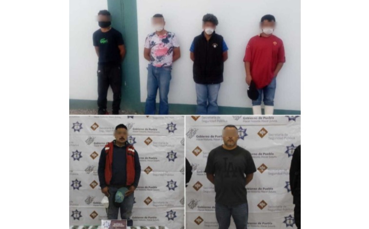 La SSP desplegó un operativo en las primeras horas del día que dejó seis detenidos. (Especial)