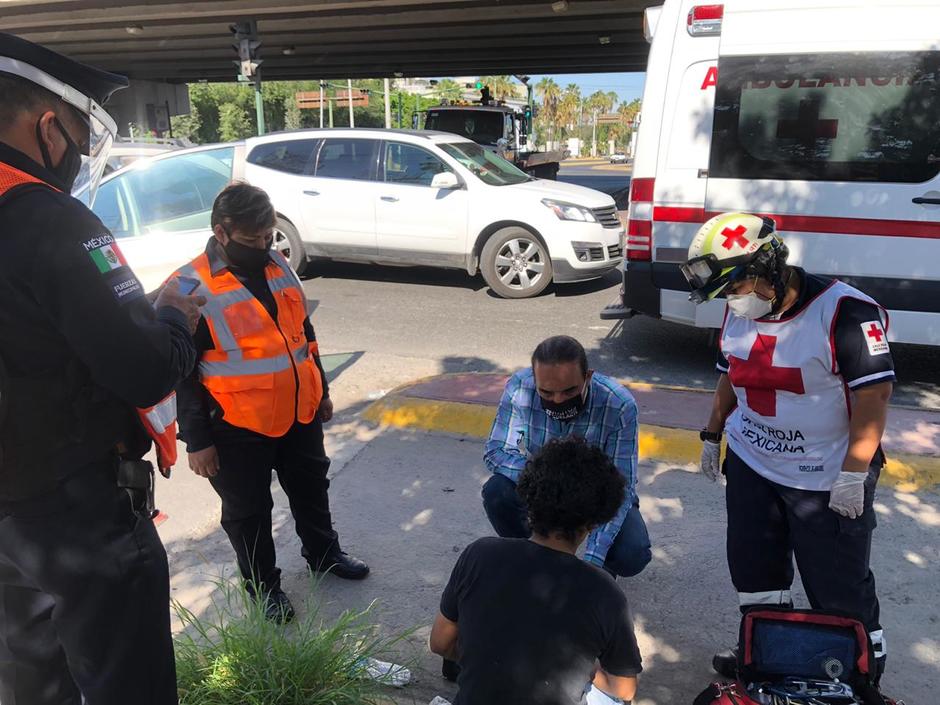 El choque de crucero se registró cerca de las 16:40 horas del sábado. Foto: Vianca Treviño