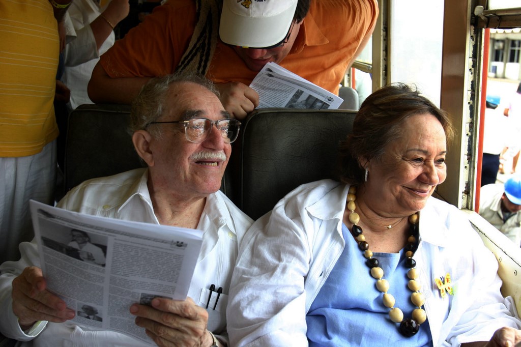 La pareja estuvo casada por más de 50 años hasta la muerte de Gabriel García Márquez. (AFP)
