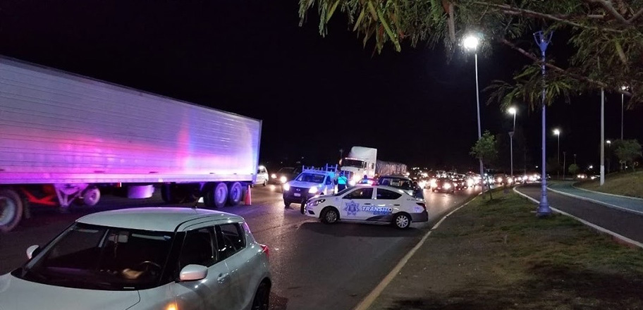 Alcoholímetro en Gómez Palacio. (Especial)