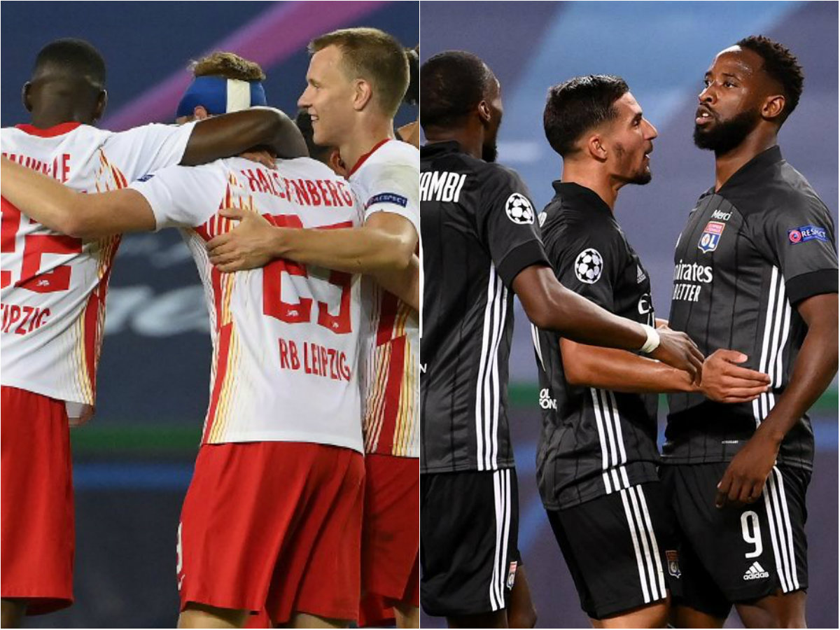 Leipzig y Lyon dieron al sorpresa en la Champions (AFP/EFE)
