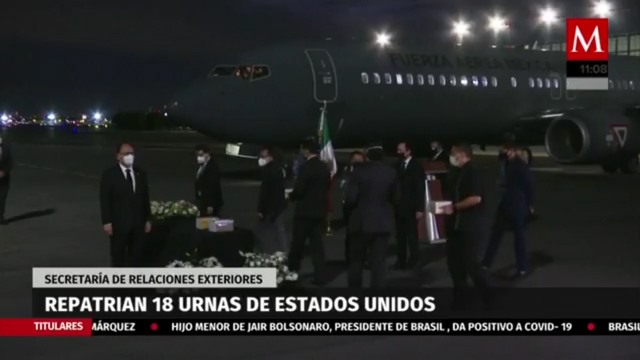 SRE repatrió 18 urnas con cenizas de mexicanos procedentes de Estados Unidos tras morir por covid-19