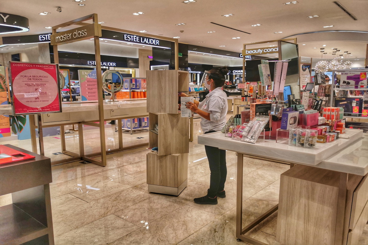 La venta de productos de belleza registró una caída de más del 7%. (Melanie Torres)