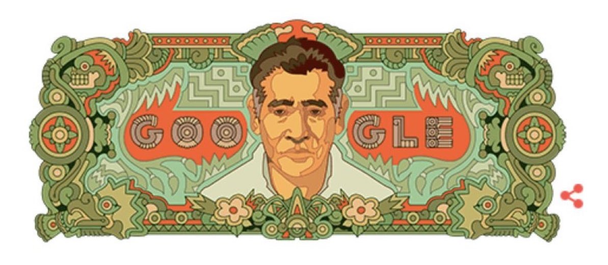 Doodle Librado Silva Galeana. (Google)