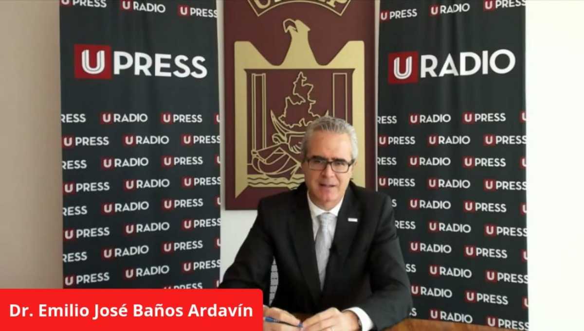 Emilio José Baños Ardavín en rueda de prensa virtual. (Jaime Zambrano)
