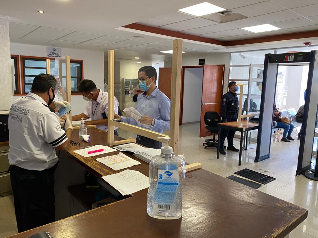 El Poder Judicial de Morelos reinició actividades con medidas de higiene.