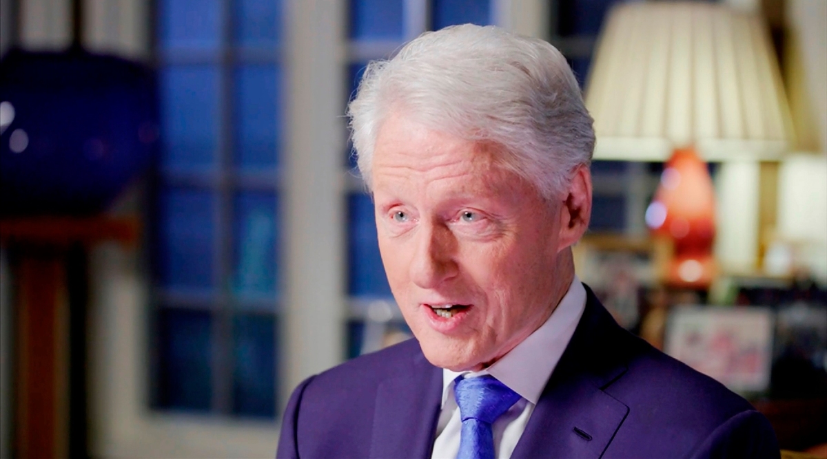 Bill Clinton durante el segundo día de la Convención Demócrata en la que Joe Biden fue nominado como candidato presidencial. (EFE)